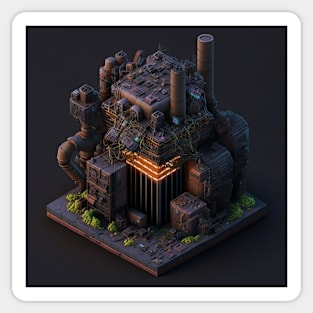 My small worlds : The power-plant Sticker